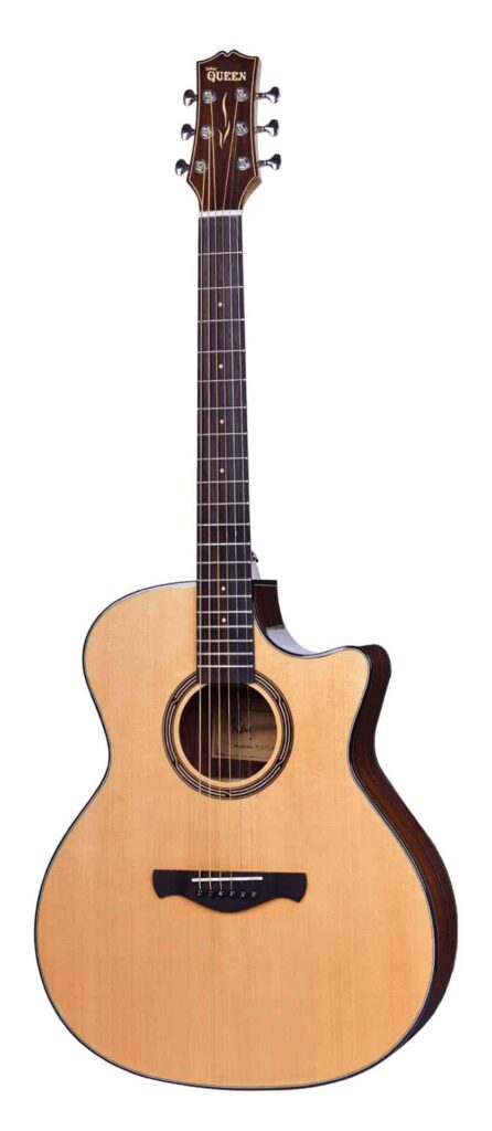 גיטרה אקוסטית מוגברת QUEEN A-720