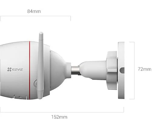מצלמת אבטחה חיצונית חכמה עם זיהוי אדם – דגם CS-H3c