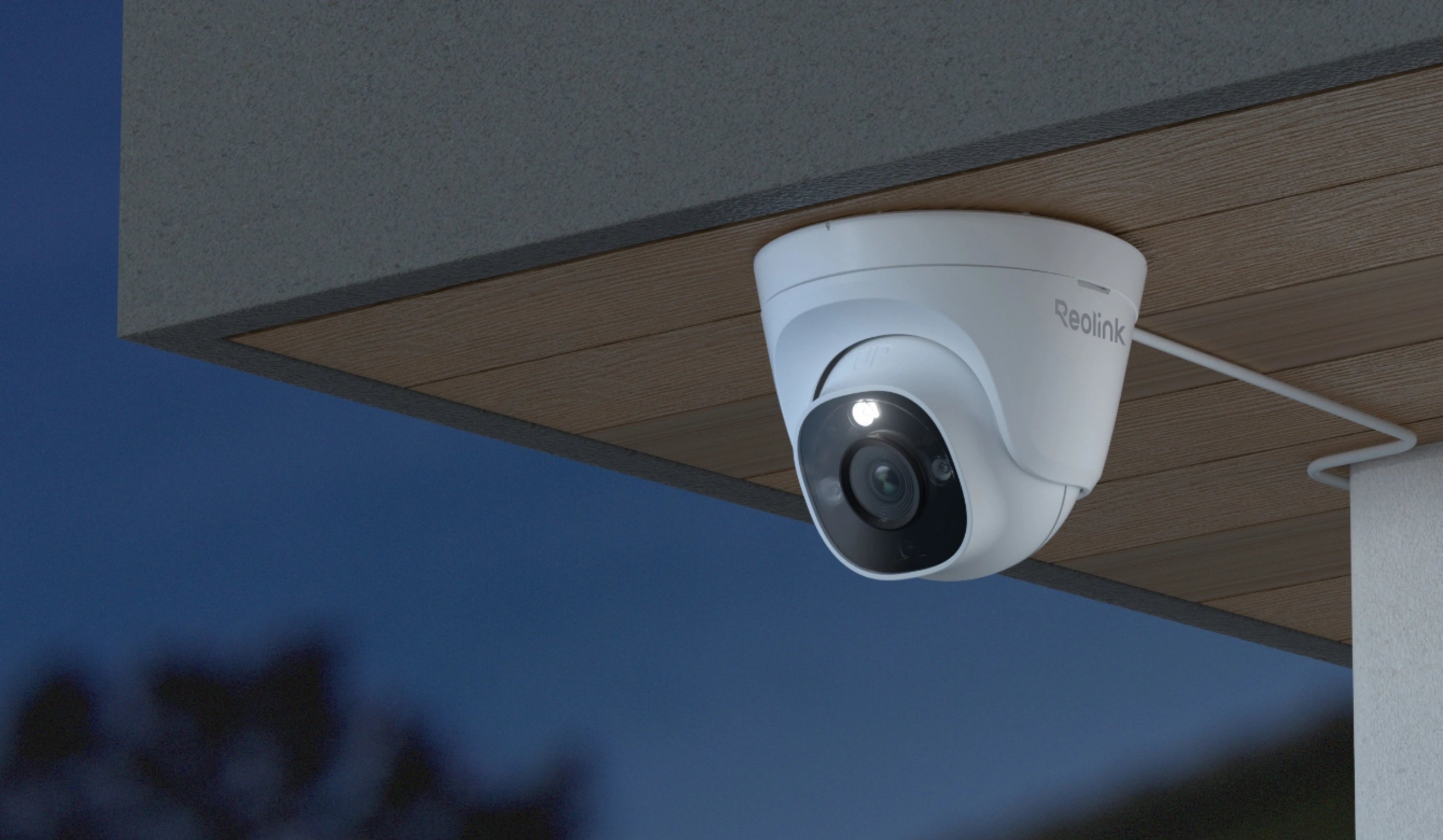 מצלמת אבטחה חיצונית חכמה 12MP עם ראיית לילה צבעונית וזיהוי מתקדם – דגם 344P