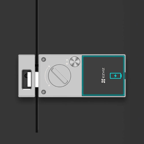 מנעול חכם לדלת עם טביעת אצבע, קוד וכרטיס – CS-DL03-R100-WBCP-GR
