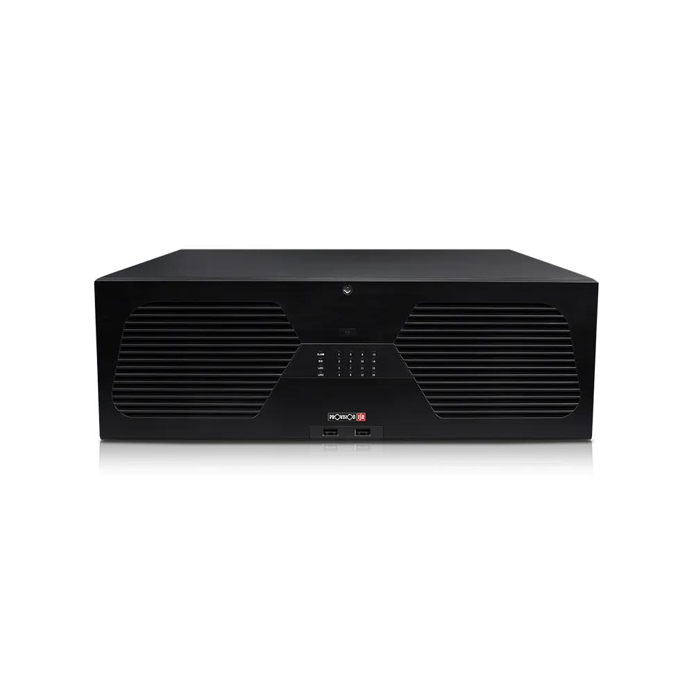 מערכת הקלטה 128 ערוצים+IP מובנה - NVR16-128RFAN(3U)