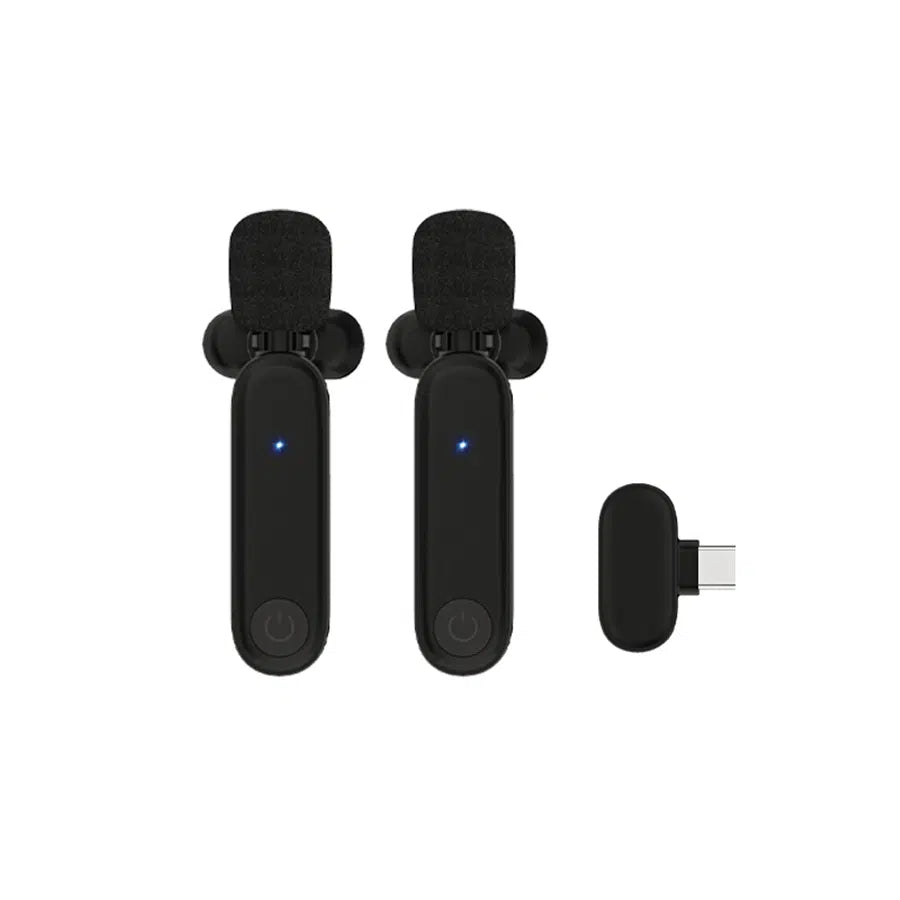 זוג מיקרופונים אלחוטיים לטלפונים ניידים Polman BLOG-100C