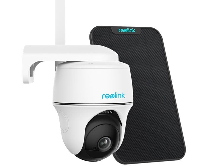 Reolink Go PT Ultra – מצלמה ממונעת חיצונית 8MP עם סוללה וסולארי
