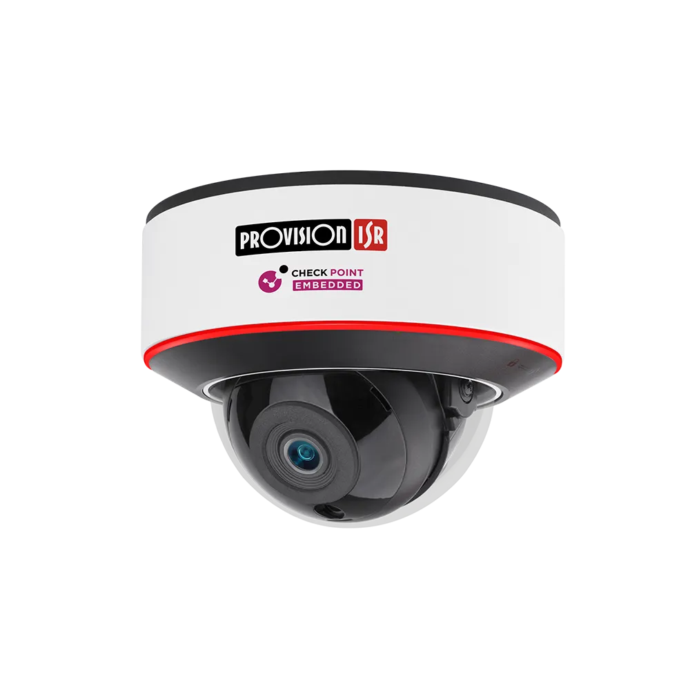 מצלמת כיפה IP אנטי וונדל באיכות 4 מגה פיקסל עם עדשה קבועה, תאורת אינפרא אדום וניתוח וידאו DDA מתקדם | DAI-340IPEN-28-V4