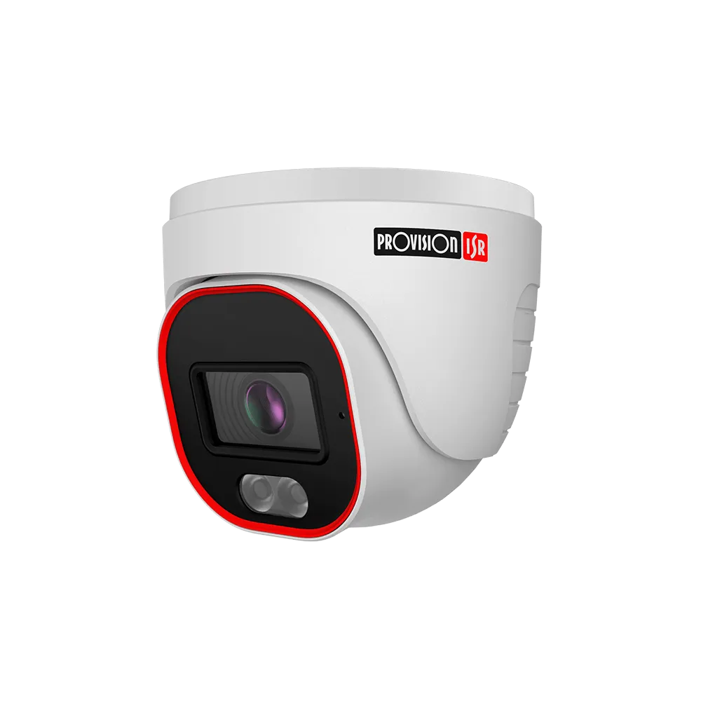 מצלמת כיפה IP באיכות 2 מגה פיקסל עם עדשה קבועה, תאורה היברידית וניתוח וידאו מתקדם | DH-320IPBN-28