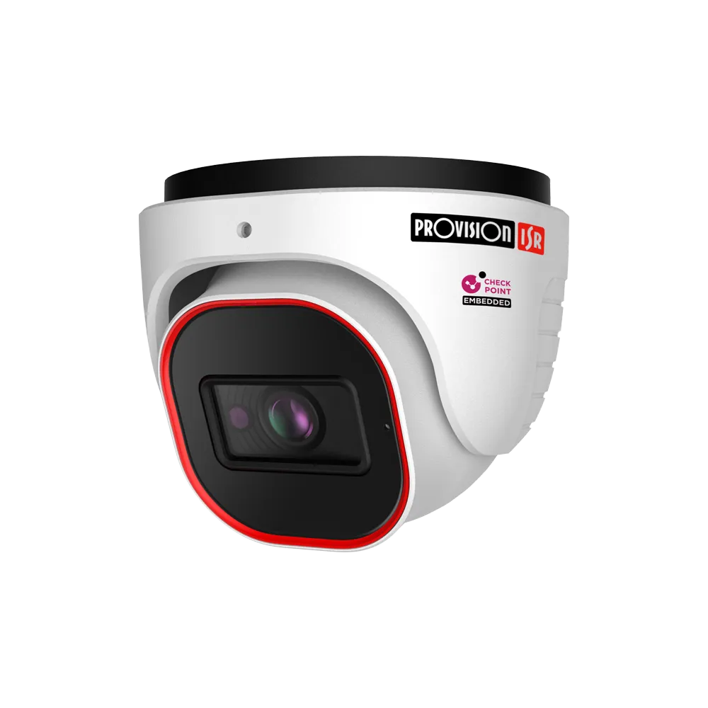 מצלמת כיפה IP באיכות 2 מגה פיקסל עם עדשה קבועה, תאורת IR וניתוח וידאו מתקדם | DI-320IPSN-28-V4