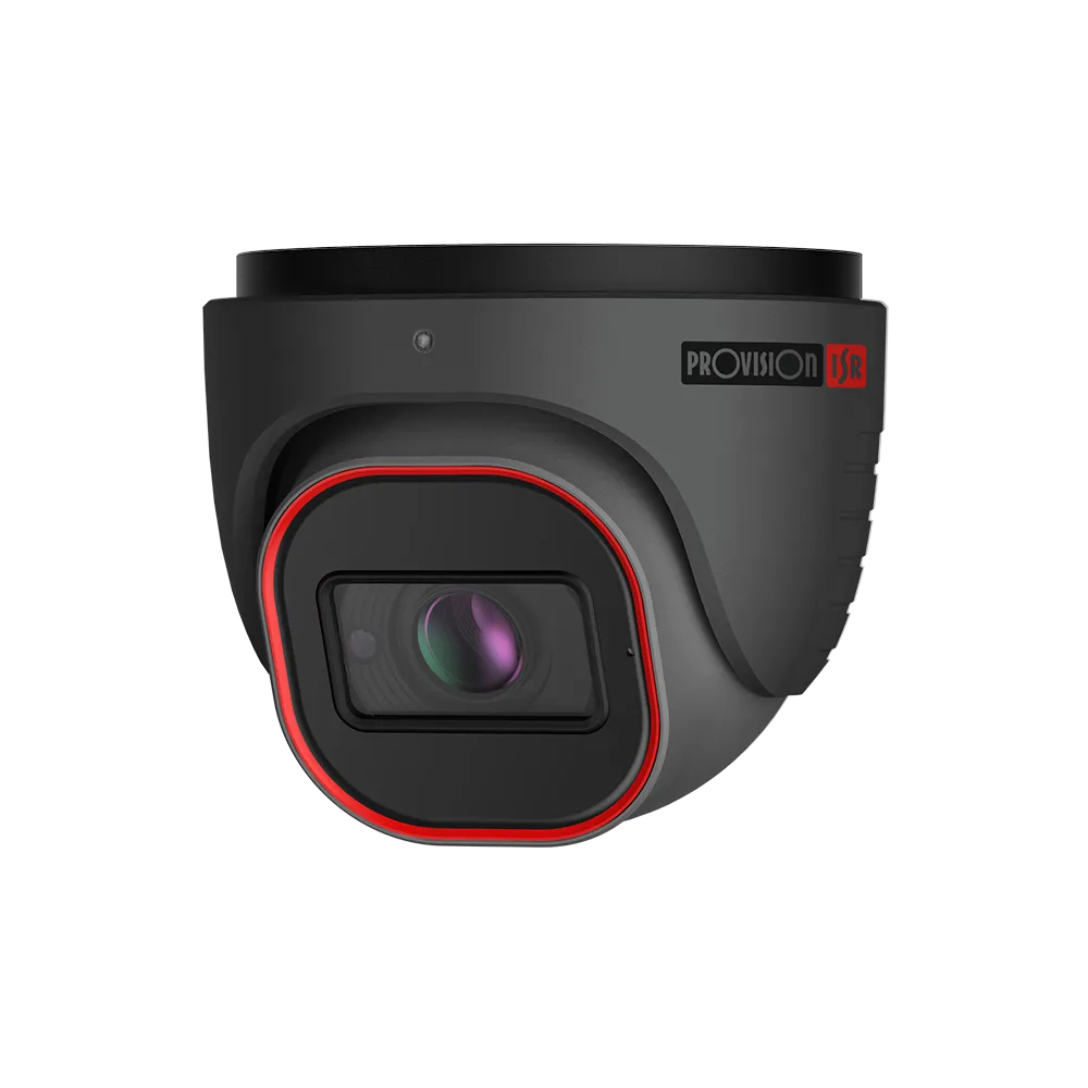 מצלמת כיפה IP באיכות 2 מגה פיקסל עם עדשה משתנה, תאורת IR וניתוח וידאו מתקדם | DI-320IPSN-VF-G