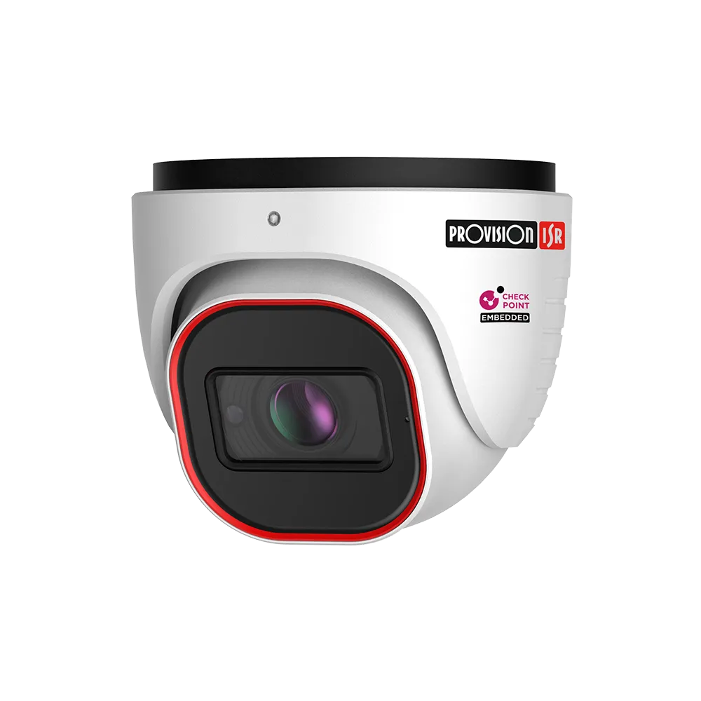 מצלמת כיפה IP באיכות 8 מגה פיקסל עם תאורת אינפרא אדום וניתוח וידאו DDA מתקדם | DI-380IPEN-MVF-V3