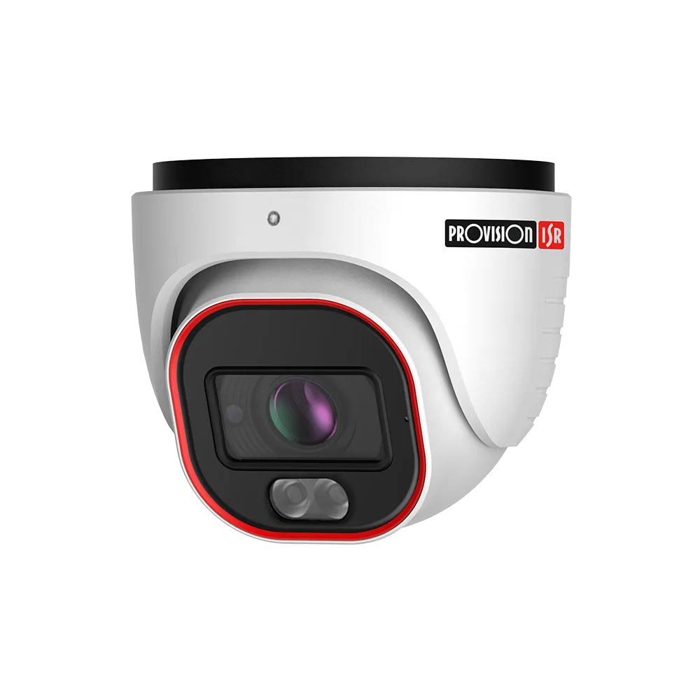 מצלמת כיפה IP באיכות 4 מגה פיקסל עם עדשה ממונעת, תאורה היברידית וניתוח וידאו חכם | DH-340SRN-MVF