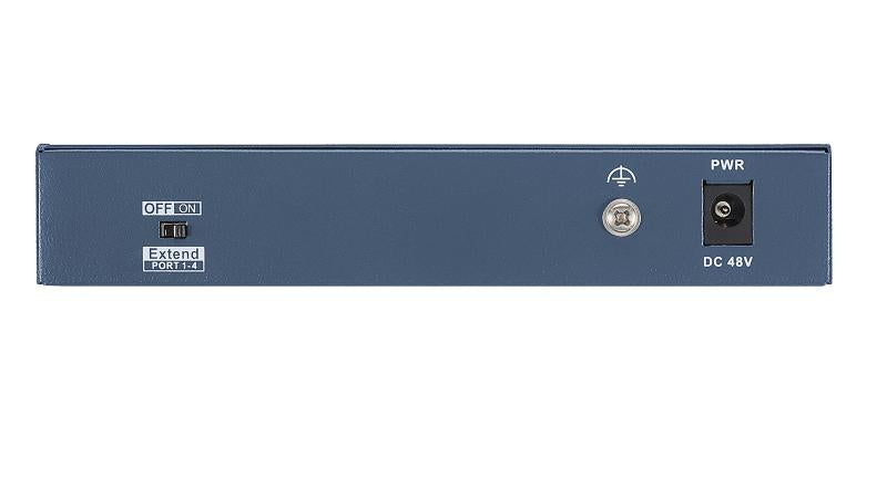 מתג PoE בלתי מנוהל 100Mbps עם 4 יציאות ארוכת טווח – דגם DS‑3E0106HP‑E