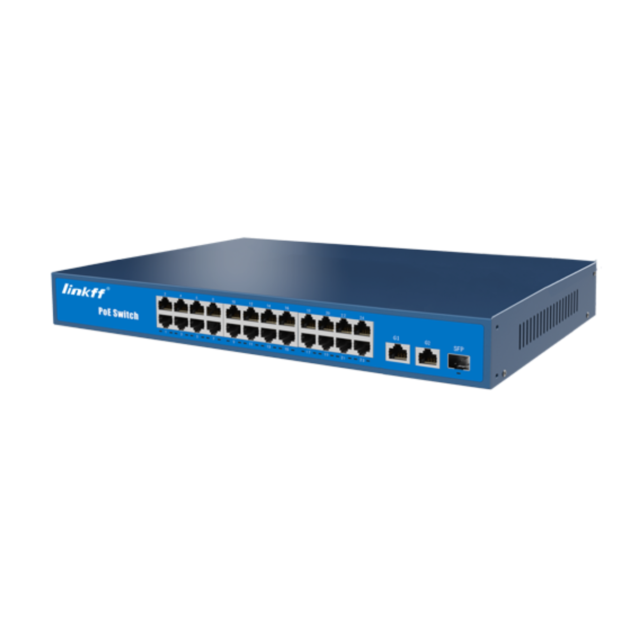 מתג POE 24 פורטים + 2 פורטי Gigabit Uplink + 1SFP – דגם B2421B