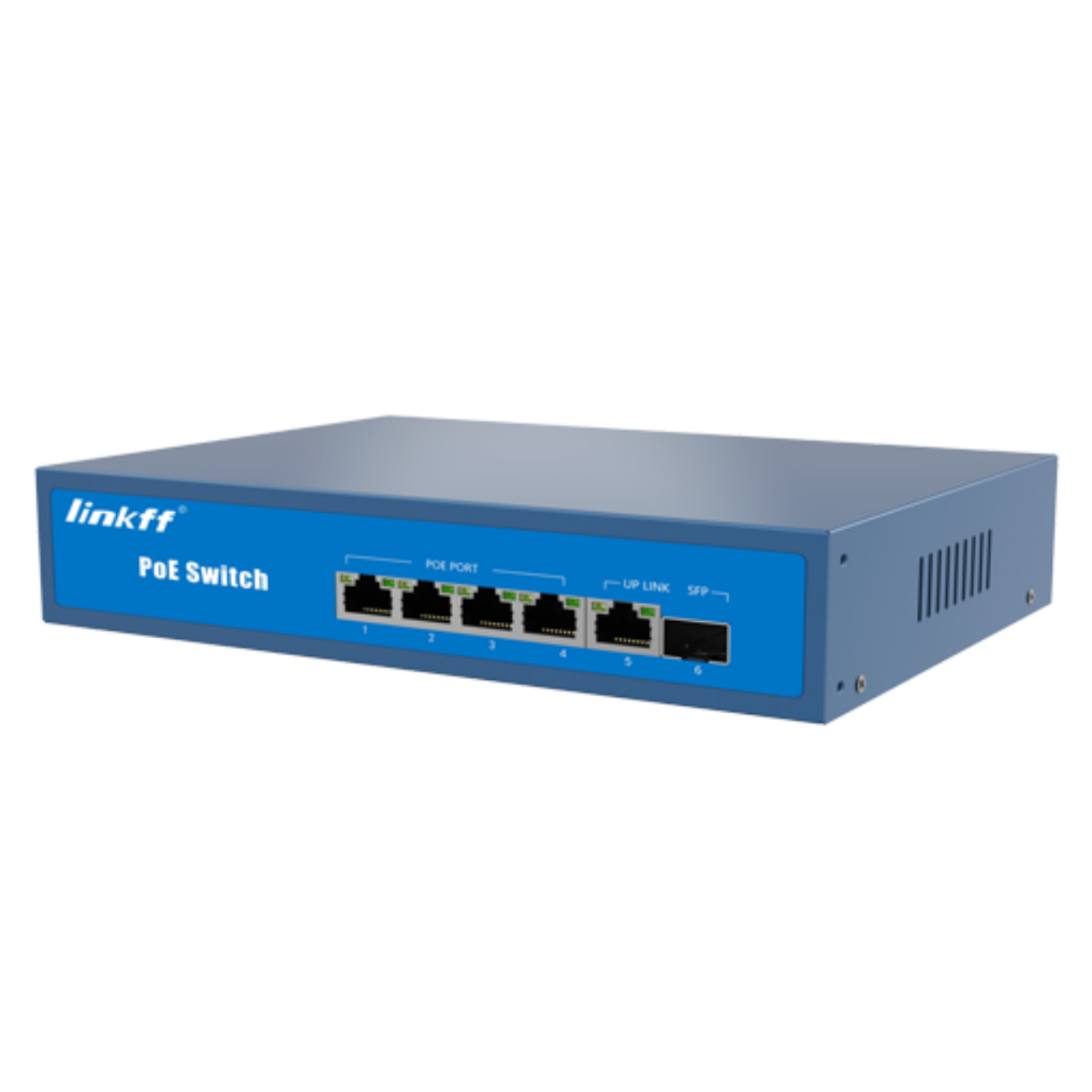 מתג POE 4 פורטים ג'יגהביט + 2 Uplink + 1SFP – דגם Q411A