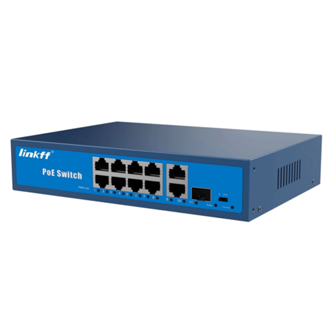 מתג POE 8 פורטים + 2 פורטי Gigabit Uplink + 1SFP – דגם Q821A