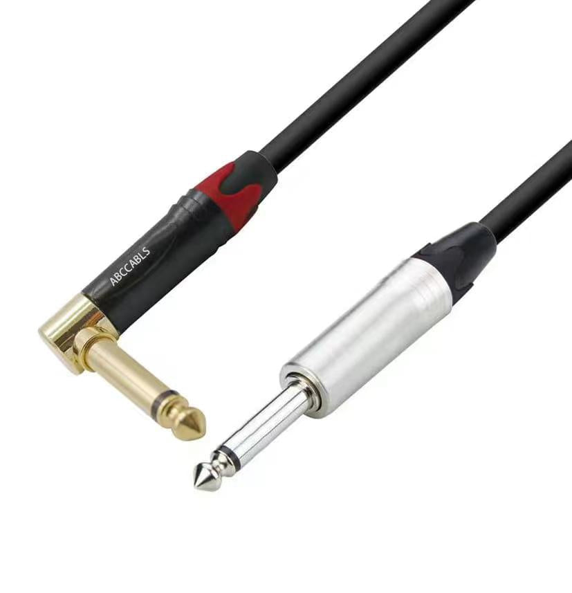 כבל גיטרה באורך 5 מ’ PL-PL זוויתי – ישר ABC CABLS