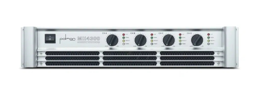 מגבר 4 ערוצים POLMAN MH4300 4X300W