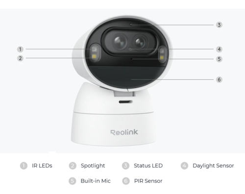 מצלמת אבטחה חכמה עם סוללה נטענת ומעקב תנועה אוטומטי  דגם: TRACK ARGUS K4