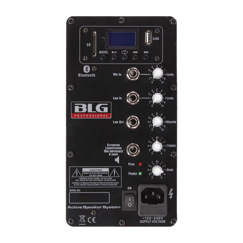 יחידת מגבר לרמקול מוגבר BP13-08A8 BLG AUDIO