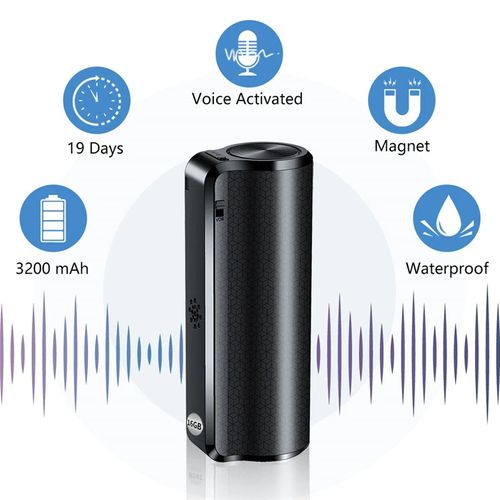 מכשיר הקלטה חכם קטן עמיד 16GB