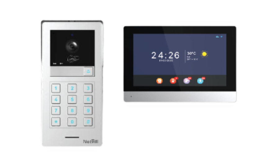 קיט אינטרקום לבית פרטי עם מסך מגע 8″ + קודן, קרבה ואפליקציה – דגם Cobra201