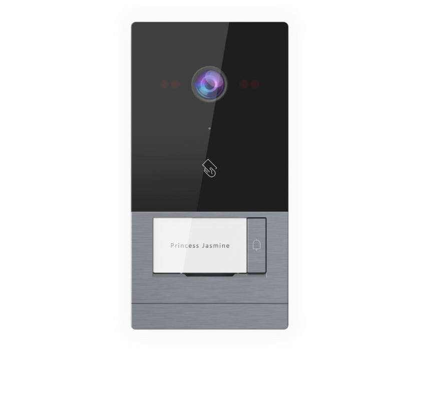 פנל לחצן לוילה עם מצלמה ובקר קרבה 13.75 MHz – דגם TOS 16