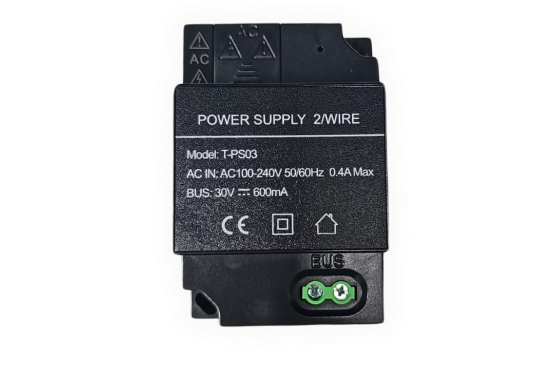 ספק כוח ושקע 2‑גיד למערכת אימפקט לבית פרטי – דגם PS03