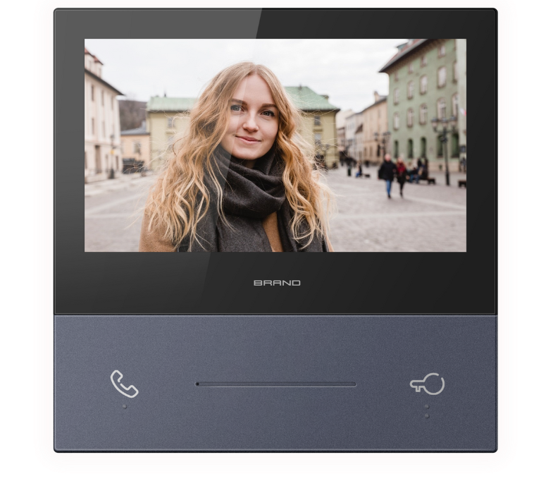 מסך חכם 7″ לבית במערכות 2-גיד צבע שחור - דגם DT10