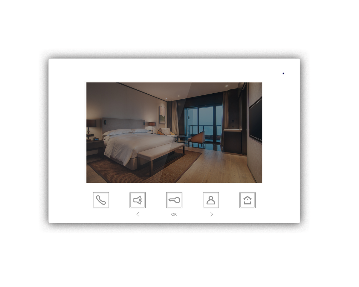 מסך זכוכית 7″ עם חמישה כפתורי מגע - דגם DT05