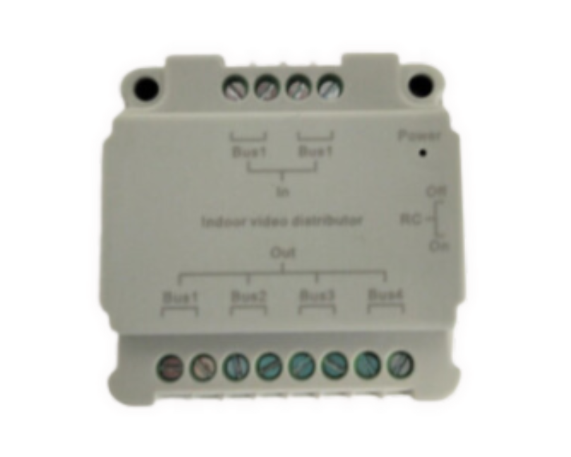 מפצל קומתי 4 דיירים להתקנה על הטיח – דגם DT-SM4 / TVD