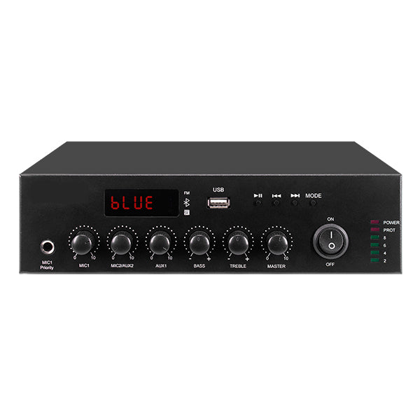 מגבר מיקסר Polman PLM250UB בהספק 250W עם Bluetooth, USB ורדיו FM