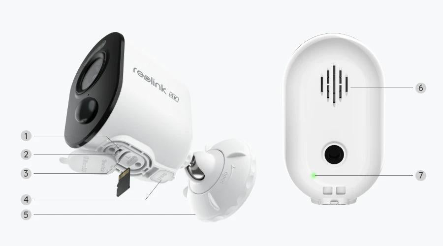 מצלמת אבטחה חיצונית 8MP אלחוטית עם פנס וטעינה סולארית  דגם:  Argus 3 Ultra