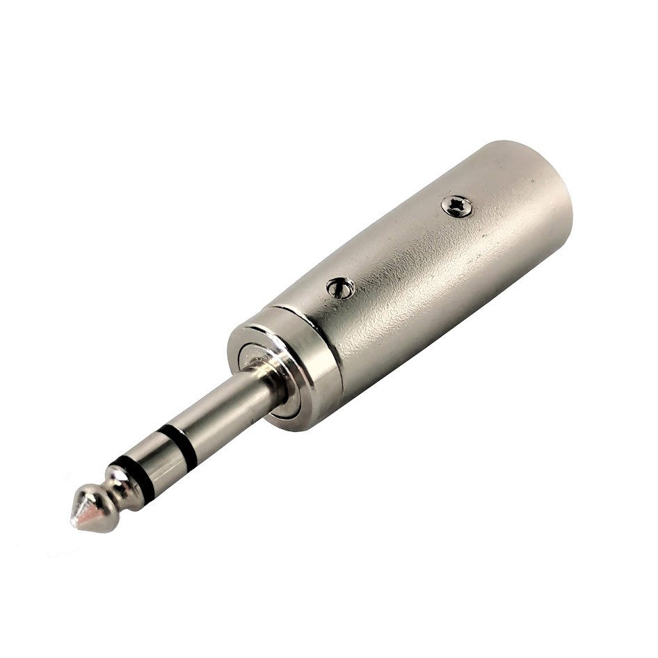 מתאם XLR זכר לPL זכר ציפוי ניקל STONE ADT016