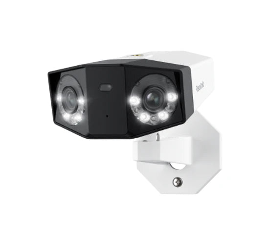 מצלמת אבטחה חיצונית 16 מגה פיקסל Dual-Lens עם ראייה צבעונית 180° וזיהוי חכם – Reolink Duo 3 PoE