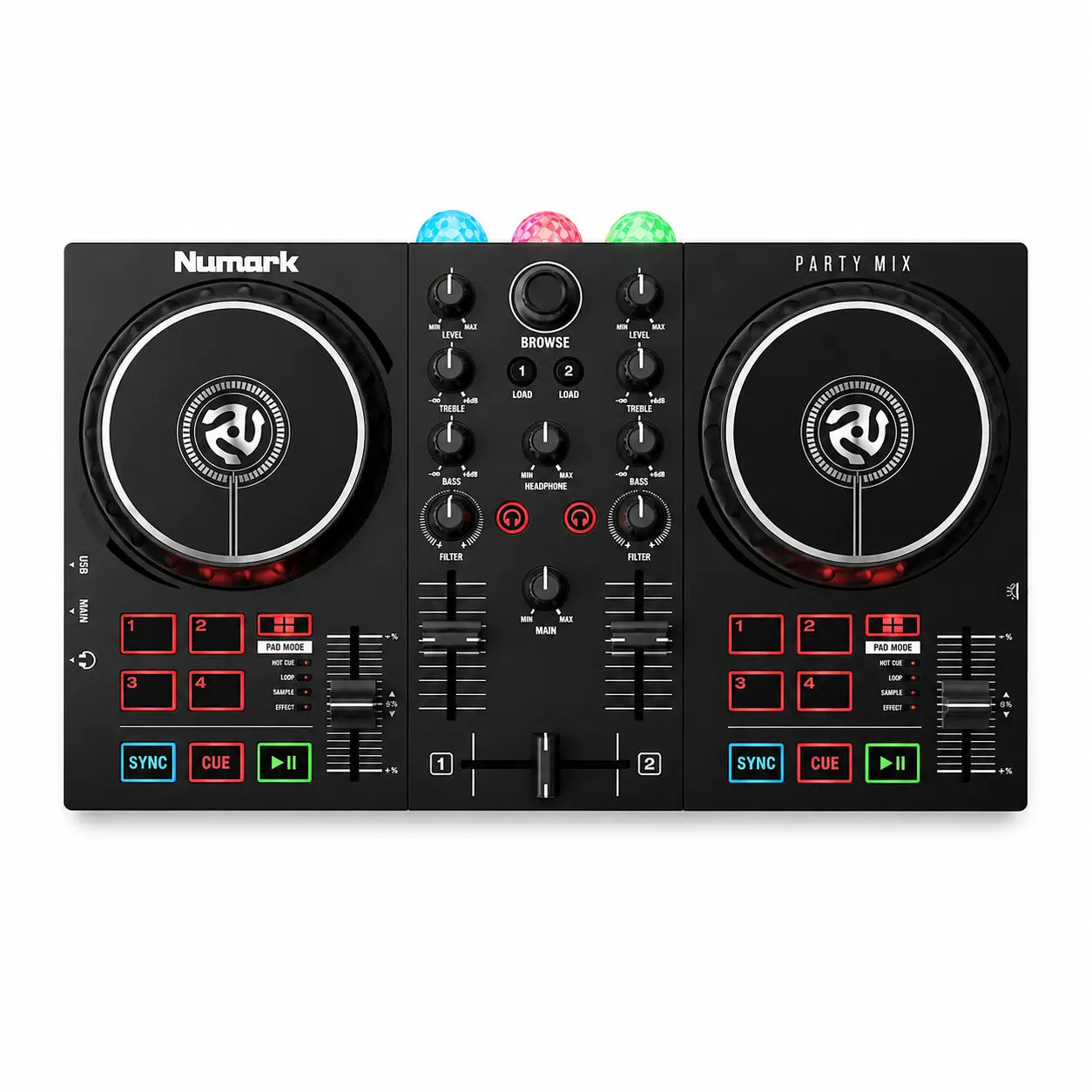 קונטרולר DJ למתחילים Numark Party Mix II