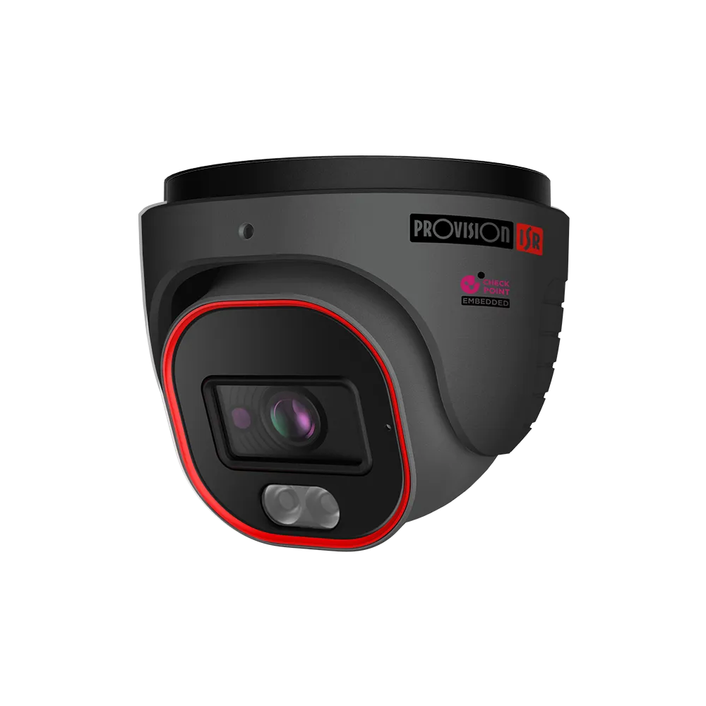 מצלמת כיפה IP באיכות 4 מגה פיקסל עם עדשה קבועה, תאורה היברידית וניתוח וידאו מתקדם | DH-340IPSN-28-G