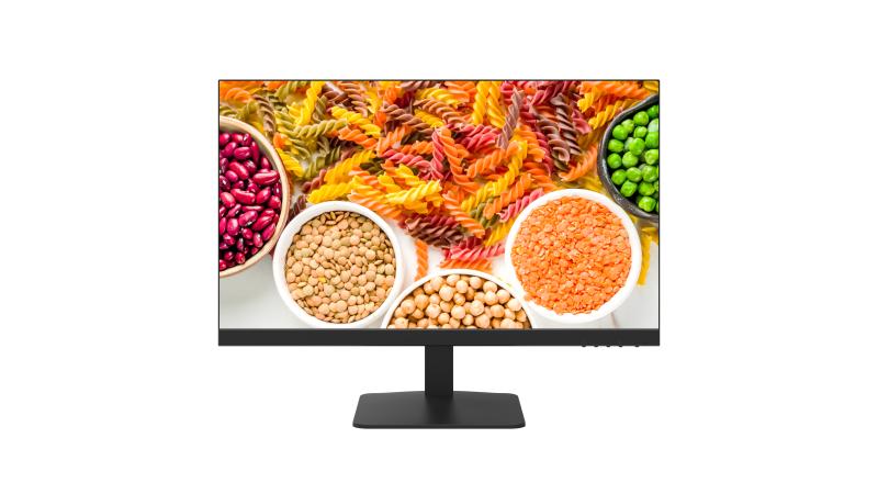 מסך 23.8″ FHD IPS ללא שוליים שלוש־צדדים, רענון עד 100 Hz, HDMI/VGA/Audio-Out – דגם DS‑D5024F2‑1P2
