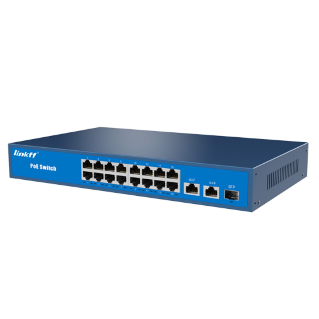 מתג POE ‏16 פורטים + 2 פורטי Gigabit Uplink + 1SFP – דגם Q1621A