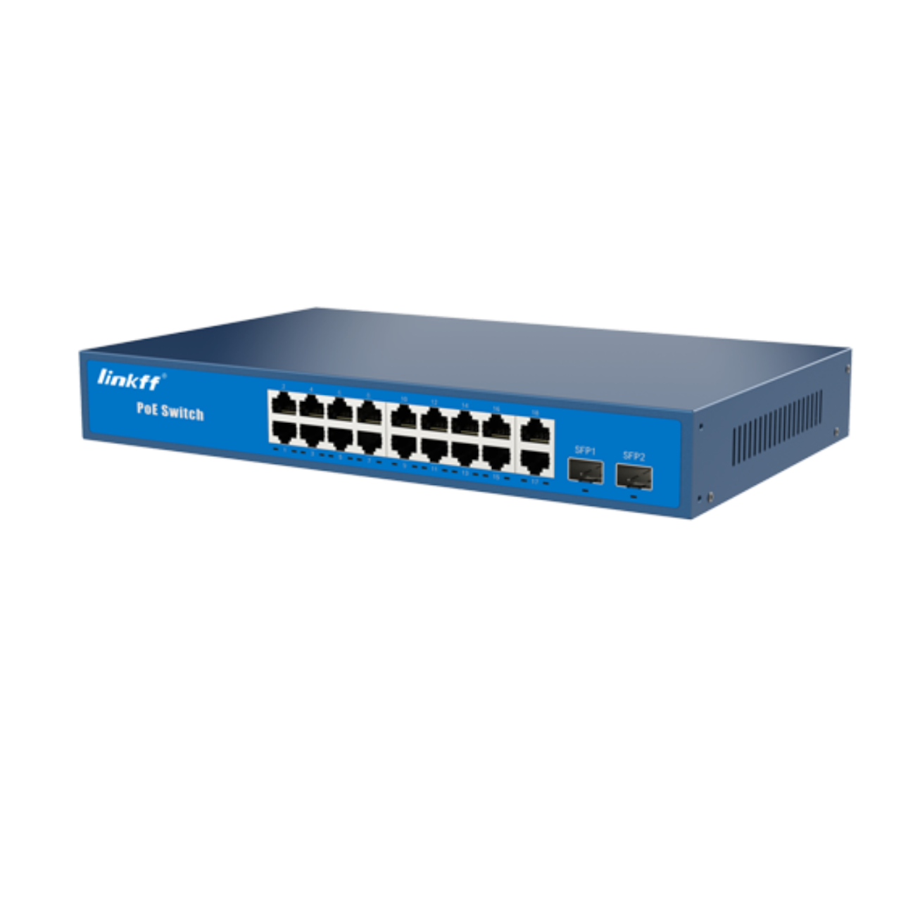 מתג POE ‏16 פורטים + 2 פורטי Gigabit Uplink + 2SFP – דגם Q1622B