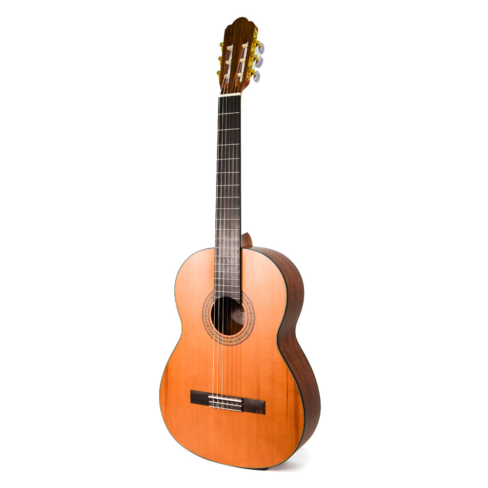 גיטרה קלאסית QUEEN Lily 300 בעבודת יד – טופ מעץ אורן מלא