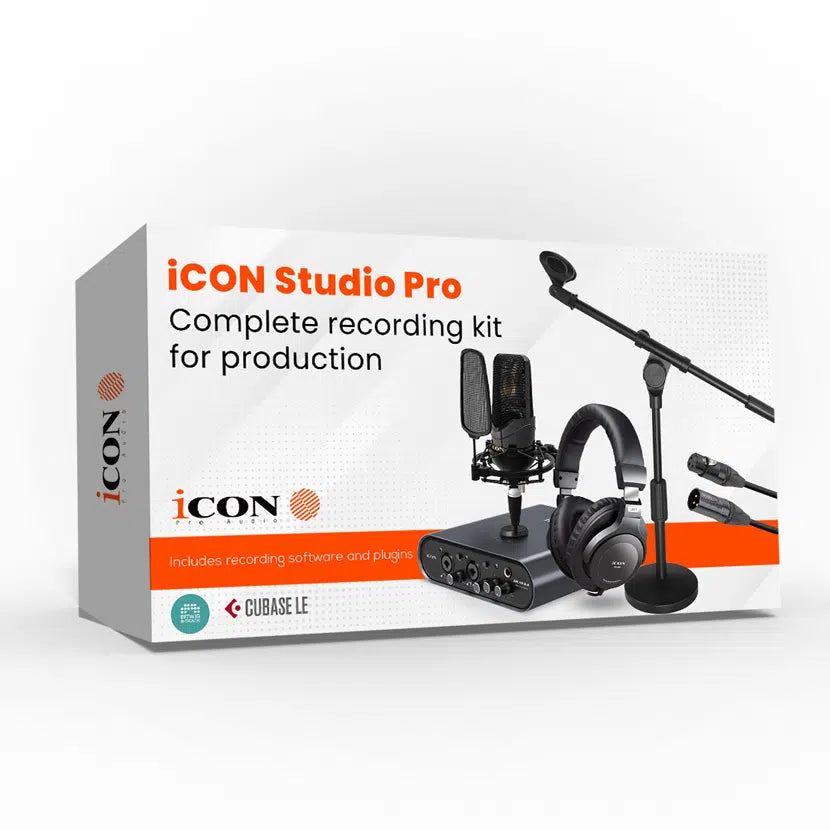 ערכת הקלטה והפקה מקצועית כולל תוכנות Icon Studio Pro