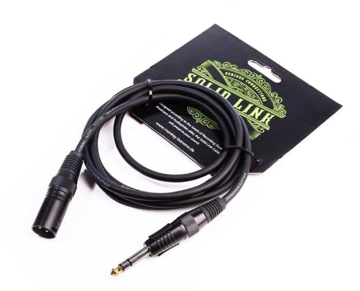 כבל 2 מטר יצוק XLR זכר ל Monkey Banana PL