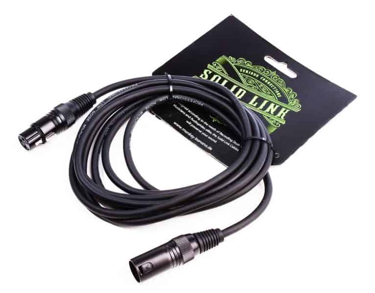 כבל 2 מטר יצוק XLR זכר נקבה Monkey Banana