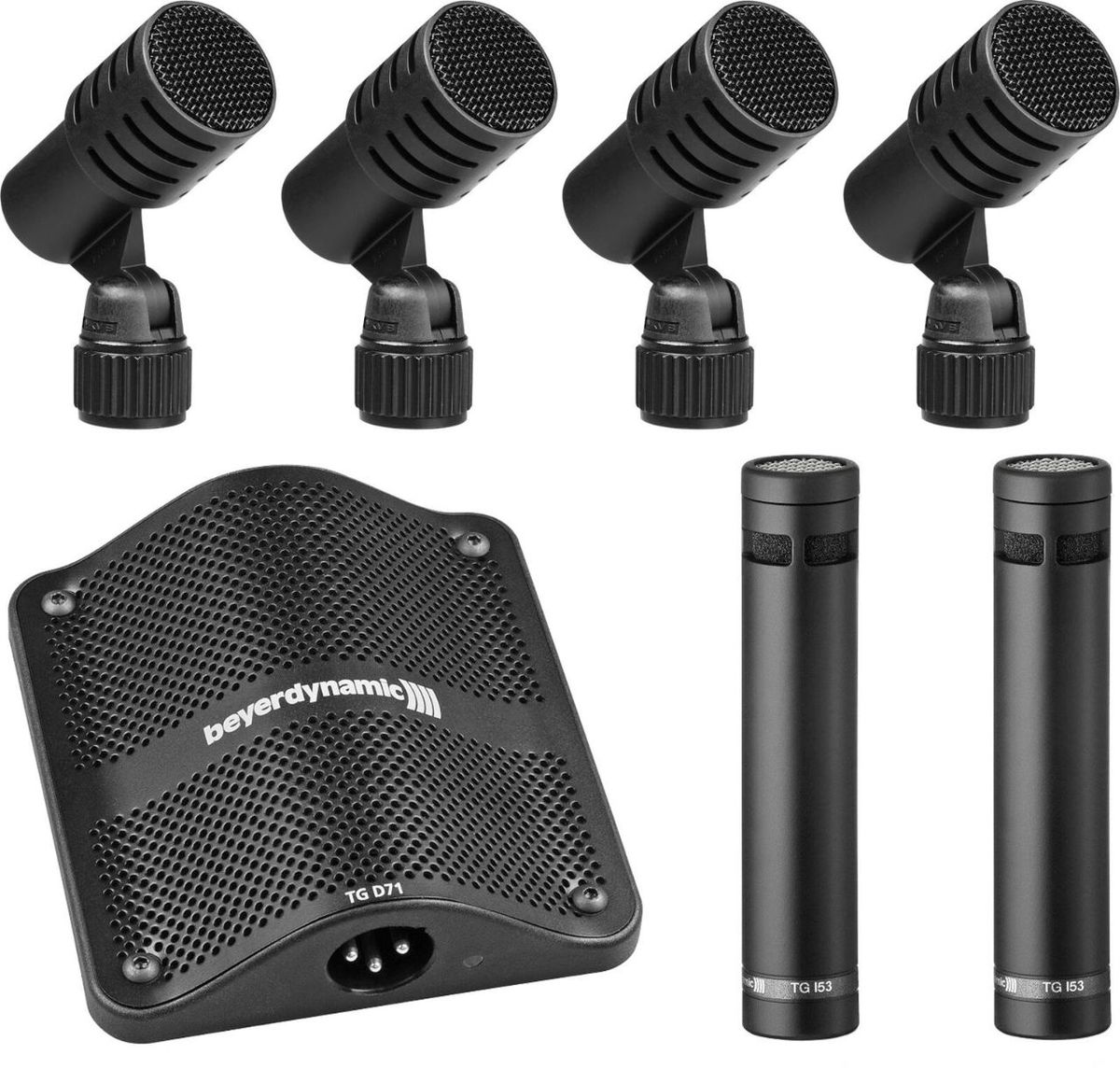 ערכת מיקרופונים לתופים להופעות ולאולפן Beyerdynamic