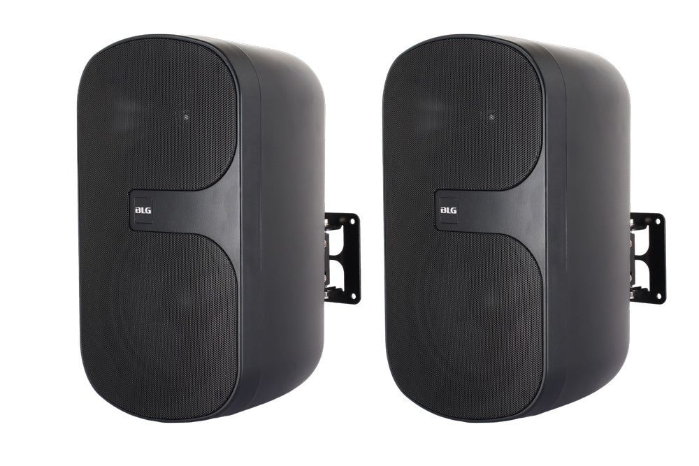 זוג רמקולים פאסיביים BLG Audio WSP-8L Black לגינה ומרפסת