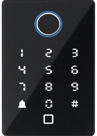 בקרת כניסה משולבת עם טביעת אצבע, קודן, קורא קרבה ולחצן קריאה – דגם icode 218f idw