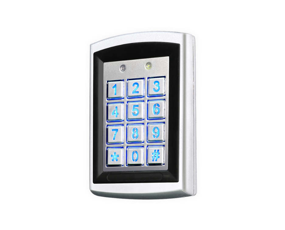 קודן מתכתי עם קורא כרטיסים ומסרים – דגם icode 230