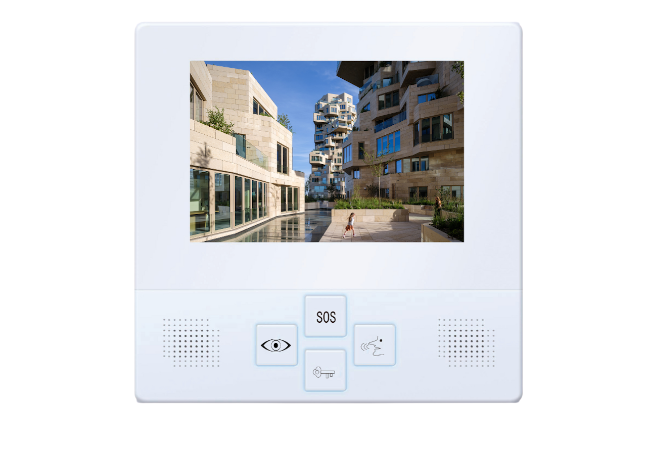 מוניטור "4.3 מעוצב לדלת אחת דגם 2C-290