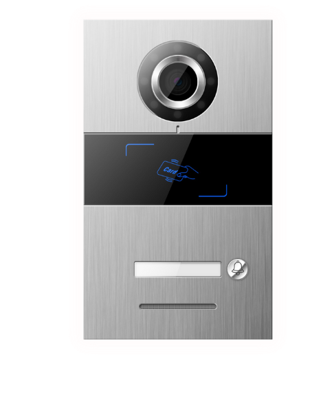 פנל אינטרקום משולב מצלמה ובקר קרבה – דגם TS101 – 1 דייר